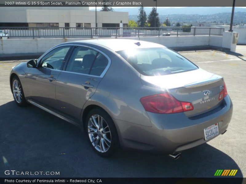 Platinum Graphite Metallic / Graphite Black 2007 Infiniti G 35 S Sport Sedan
