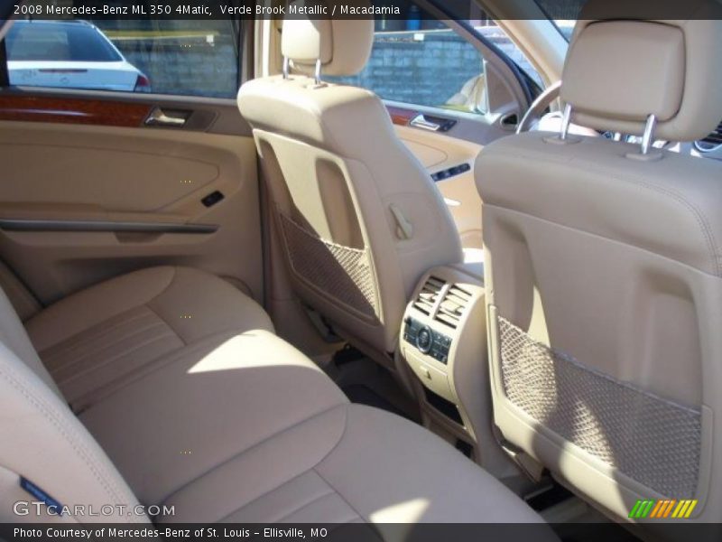 Verde Brook Metallic / Macadamia 2008 Mercedes-Benz ML 350 4Matic