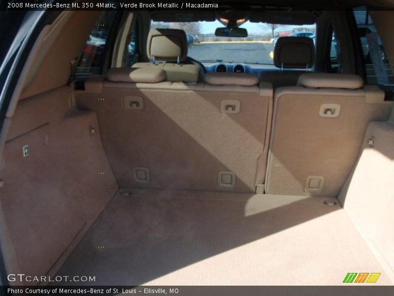 Verde Brook Metallic / Macadamia 2008 Mercedes-Benz ML 350 4Matic