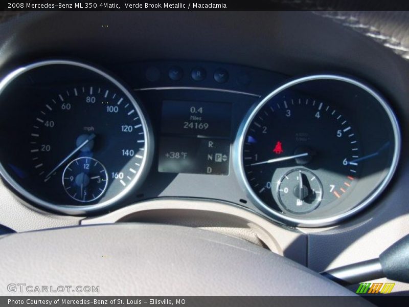 Verde Brook Metallic / Macadamia 2008 Mercedes-Benz ML 350 4Matic
