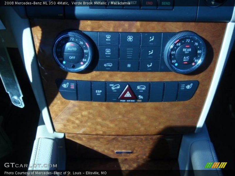 Verde Brook Metallic / Macadamia 2008 Mercedes-Benz ML 350 4Matic
