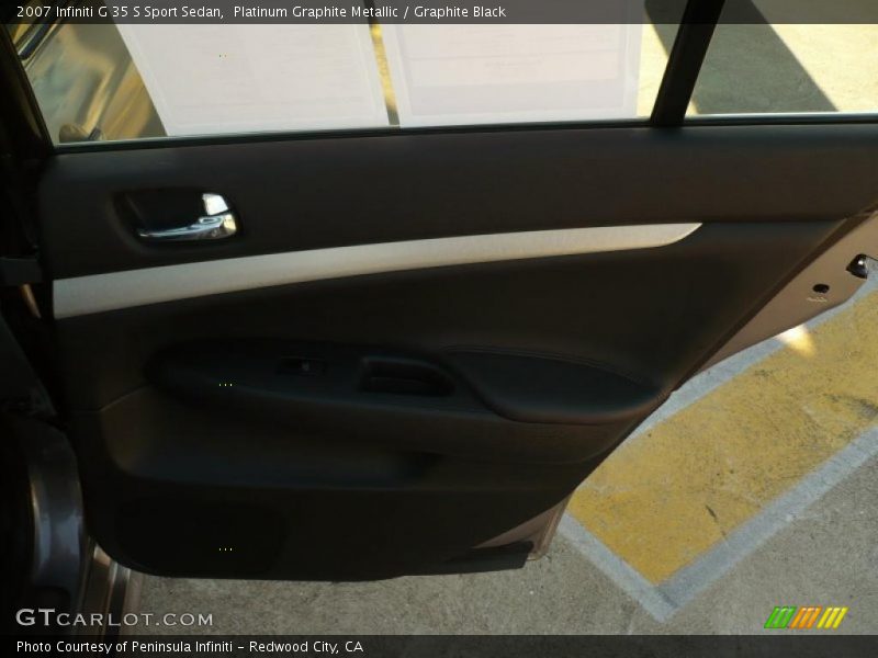 Platinum Graphite Metallic / Graphite Black 2007 Infiniti G 35 S Sport Sedan