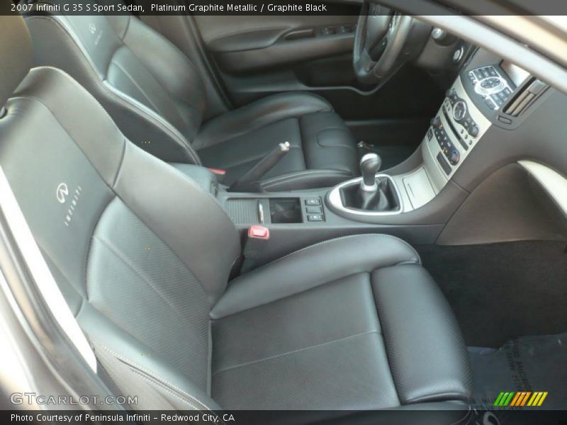 Platinum Graphite Metallic / Graphite Black 2007 Infiniti G 35 S Sport Sedan