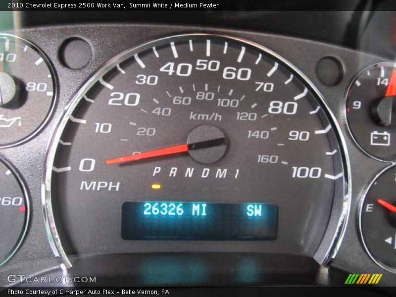 Summit White / Medium Pewter 2010 Chevrolet Express 2500 Work Van