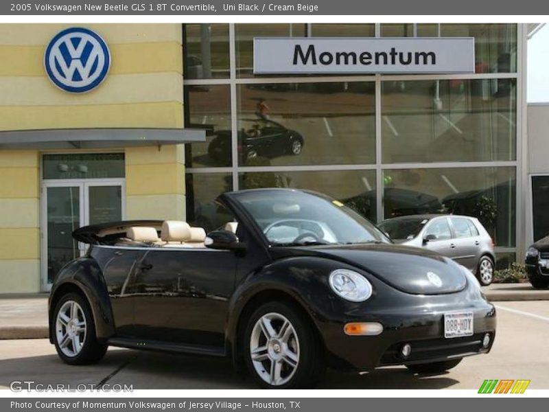 Uni Black / Cream Beige 2005 Volkswagen New Beetle GLS 1.8T Convertible