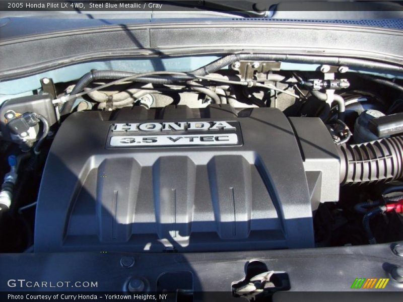 Steel Blue Metallic / Gray 2005 Honda Pilot LX 4WD