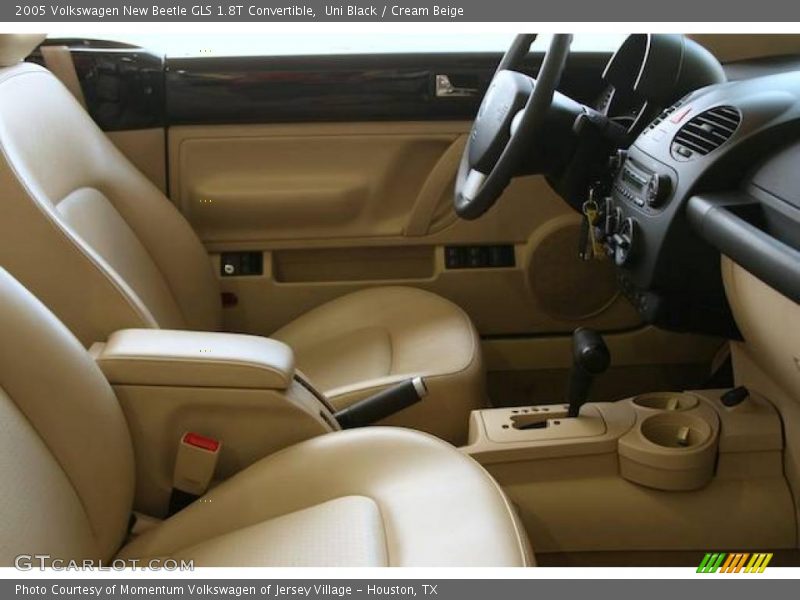 Uni Black / Cream Beige 2005 Volkswagen New Beetle GLS 1.8T Convertible