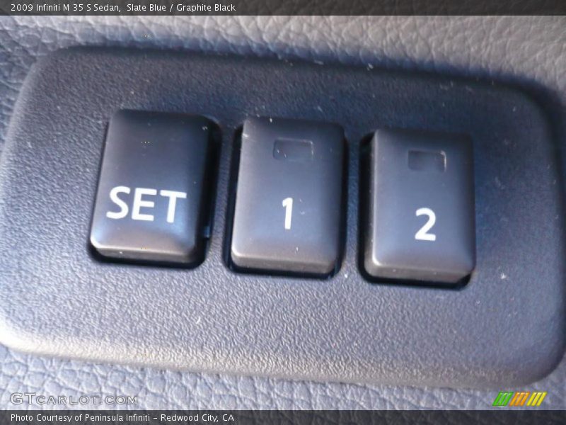 Slate Blue / Graphite Black 2009 Infiniti M 35 S Sedan