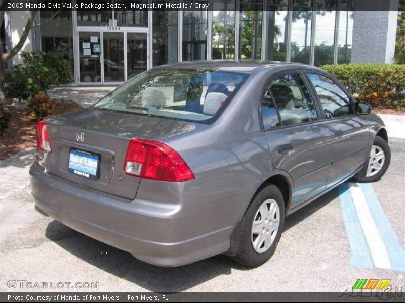 Magnesium Metallic / Gray 2005 Honda Civic Value Package Sedan