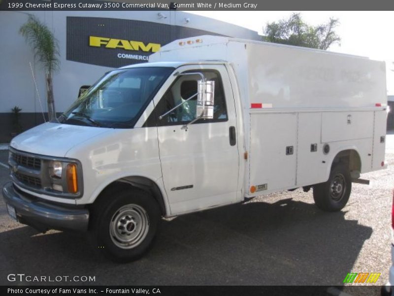 Summit White / Medium Gray 1999 Chevrolet Express Cutaway 3500 Commercial Van