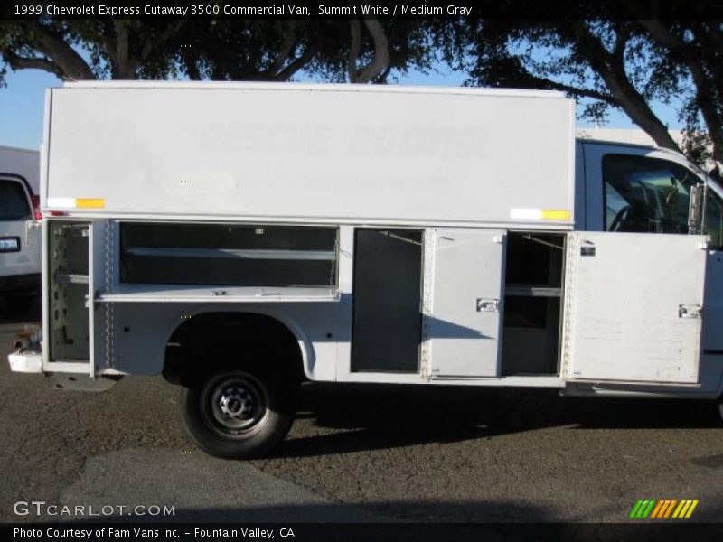 Summit White / Medium Gray 1999 Chevrolet Express Cutaway 3500 Commercial Van