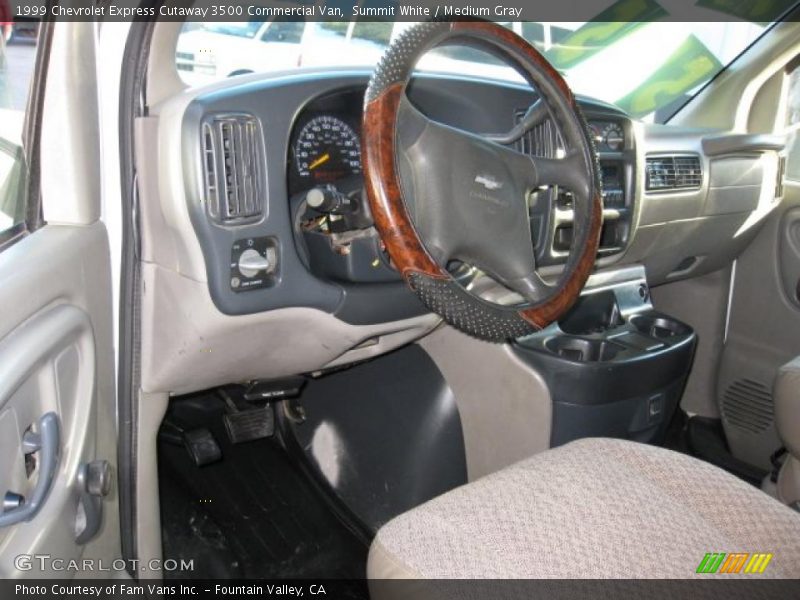 Summit White / Medium Gray 1999 Chevrolet Express Cutaway 3500 Commercial Van