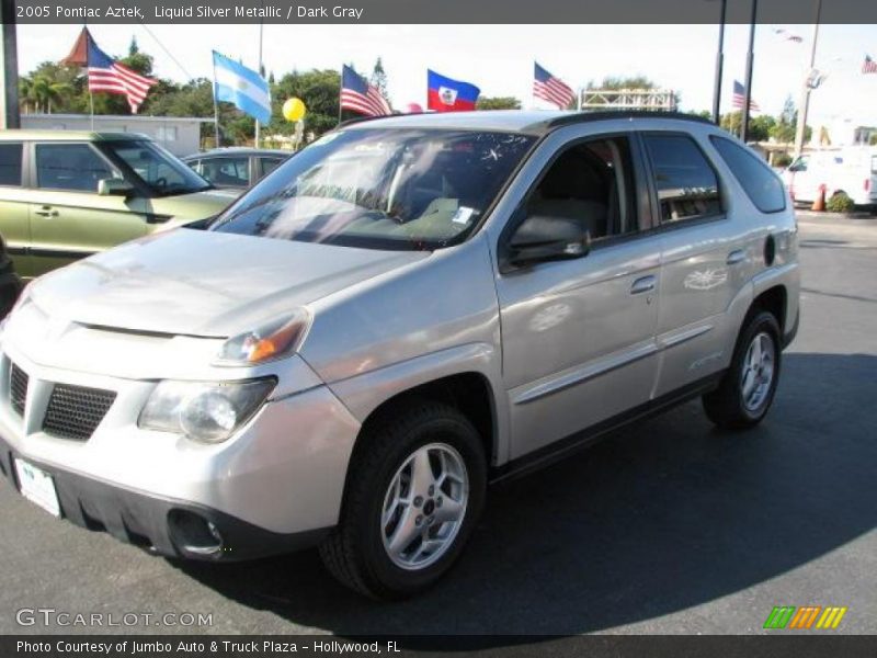 Liquid Silver Metallic / Dark Gray 2005 Pontiac Aztek