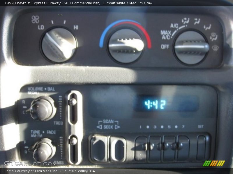 Summit White / Medium Gray 1999 Chevrolet Express Cutaway 3500 Commercial Van