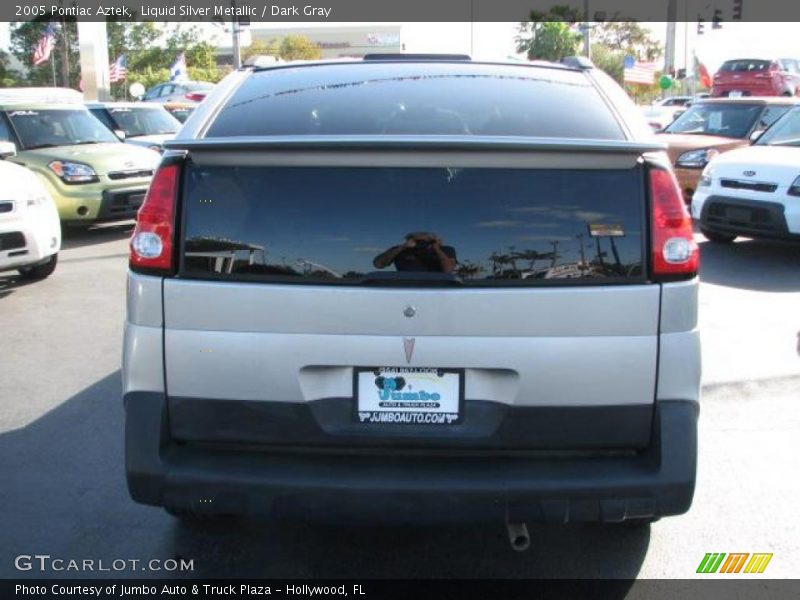 Liquid Silver Metallic / Dark Gray 2005 Pontiac Aztek