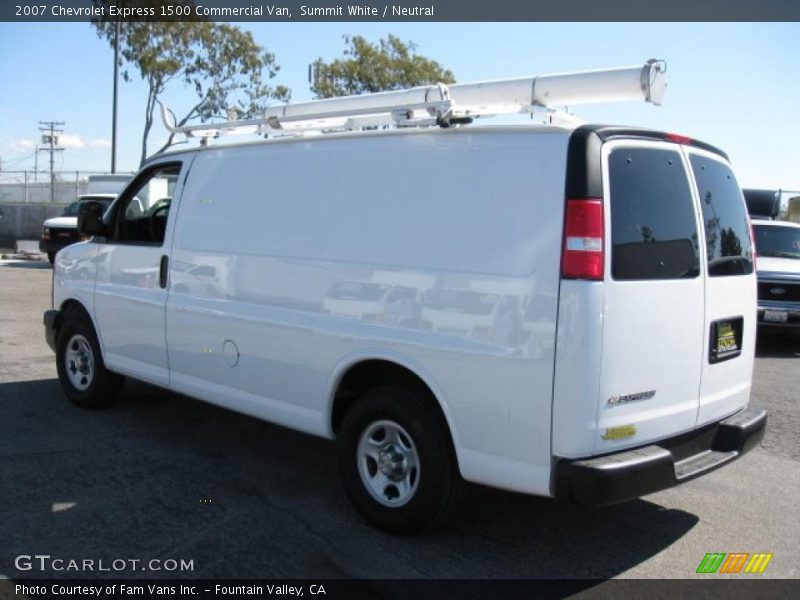 2007 Express 1500 Commercial Van Summit White