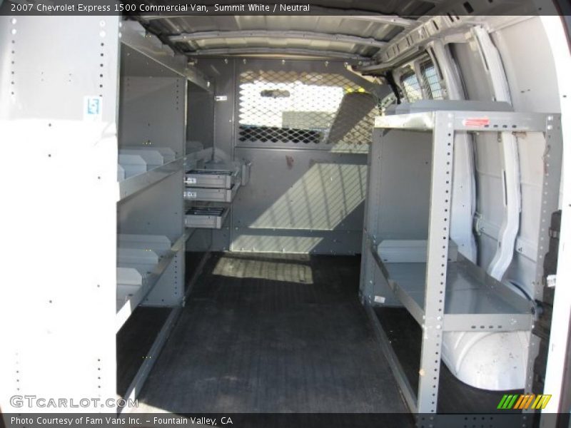 Summit White / Neutral 2007 Chevrolet Express 1500 Commercial Van