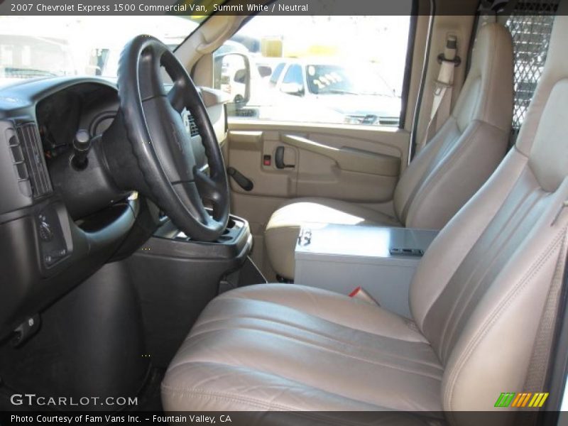  2007 Express 1500 Commercial Van Neutral Interior