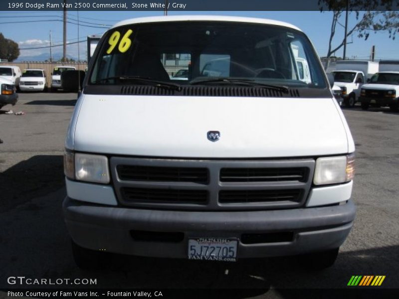 Stone White / Gray 1996 Dodge Ram Van 2500 Commercial