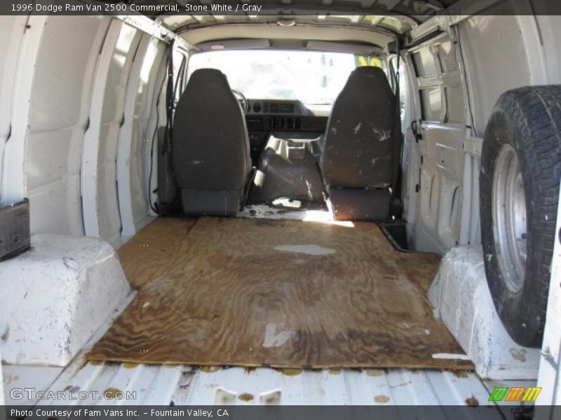 Stone White / Gray 1996 Dodge Ram Van 2500 Commercial