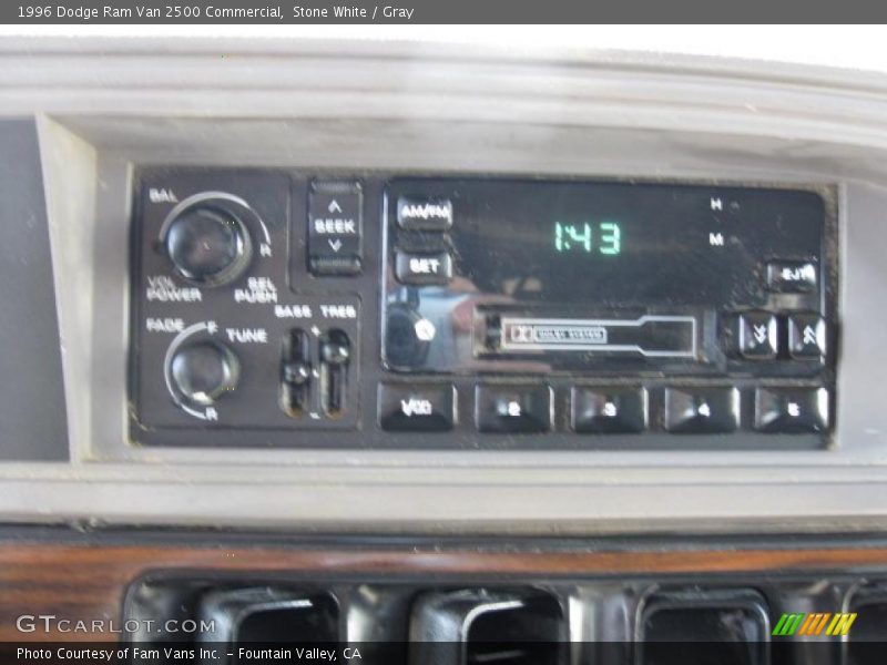 Controls of 1996 Ram Van 2500 Commercial