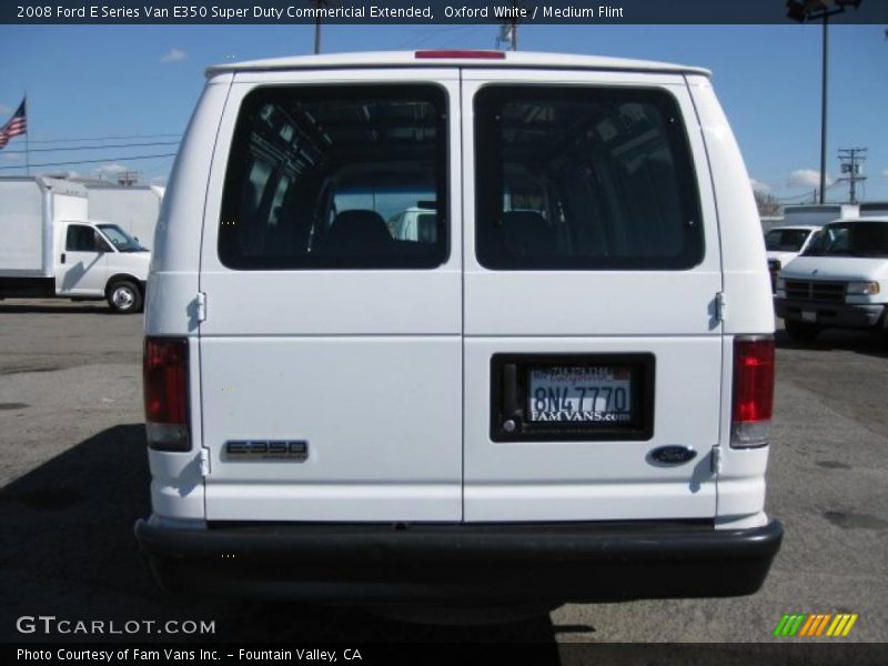 Oxford White / Medium Flint 2008 Ford E Series Van E350 Super Duty Commericial Extended