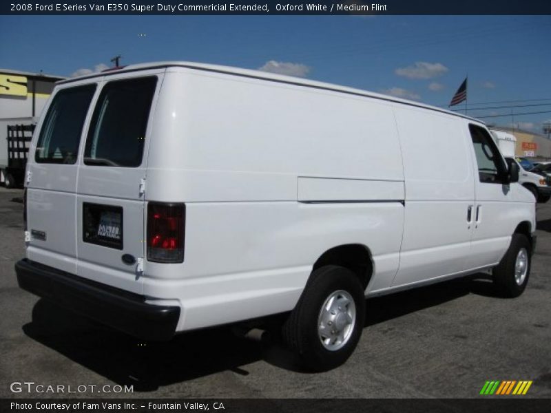  2008 E Series Van E350 Super Duty Commericial Extended Oxford White