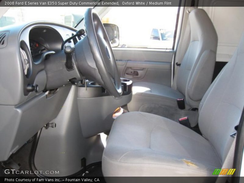  2008 E Series Van E350 Super Duty Commericial Extended Medium Flint Interior
