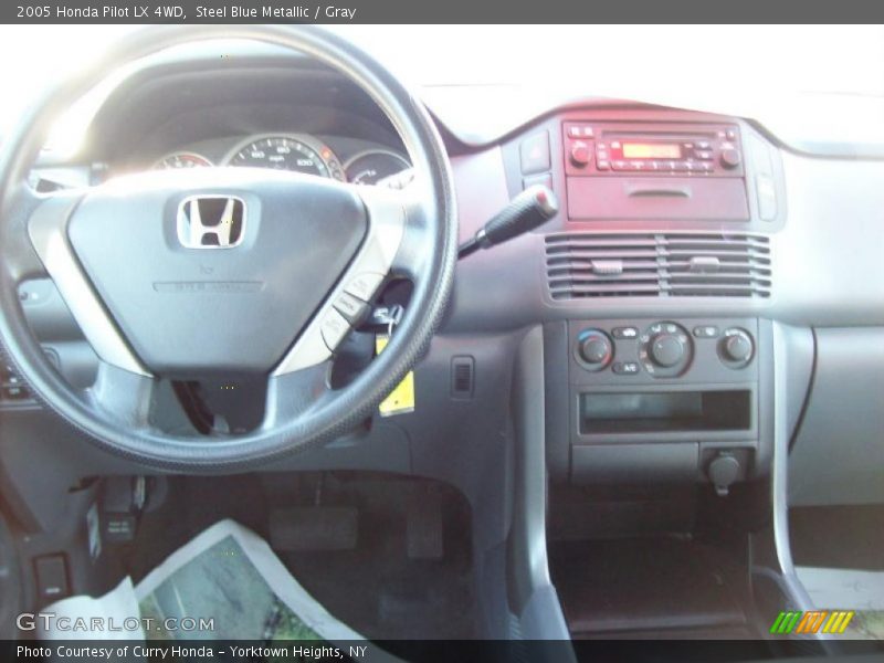 Steel Blue Metallic / Gray 2005 Honda Pilot LX 4WD