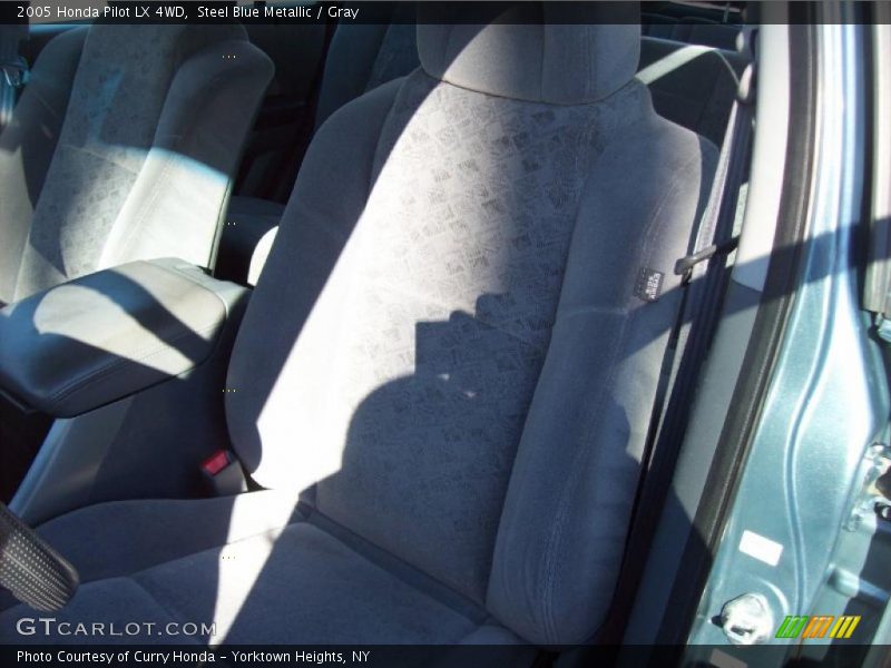 Steel Blue Metallic / Gray 2005 Honda Pilot LX 4WD