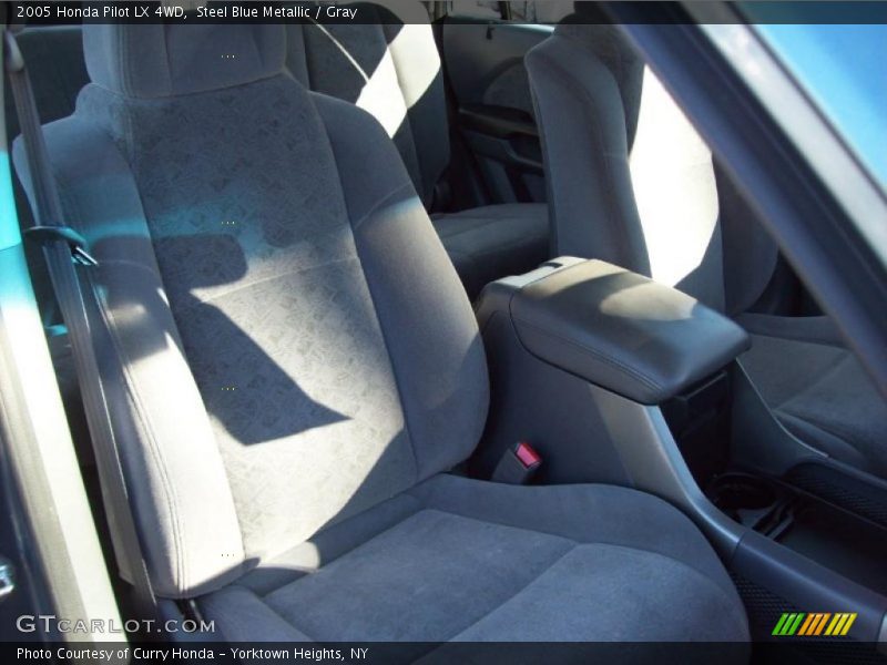 Steel Blue Metallic / Gray 2005 Honda Pilot LX 4WD