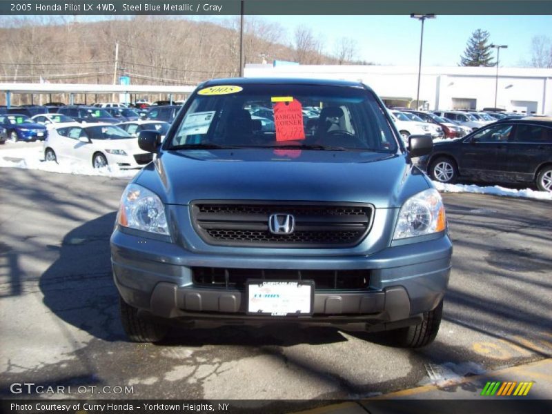 Steel Blue Metallic / Gray 2005 Honda Pilot LX 4WD