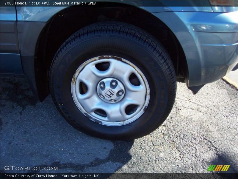 Steel Blue Metallic / Gray 2005 Honda Pilot LX 4WD