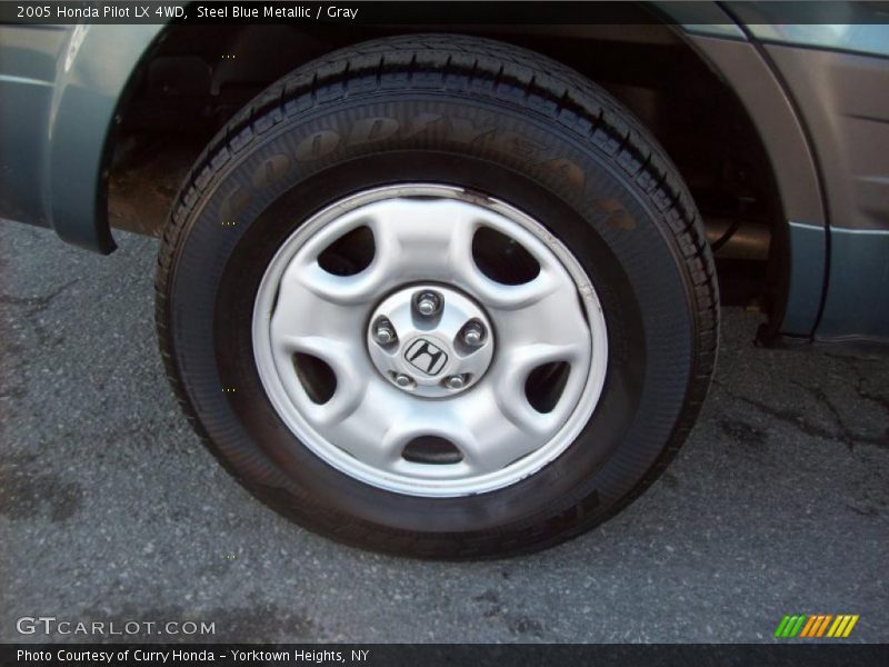 Steel Blue Metallic / Gray 2005 Honda Pilot LX 4WD