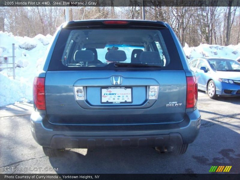 Steel Blue Metallic / Gray 2005 Honda Pilot LX 4WD