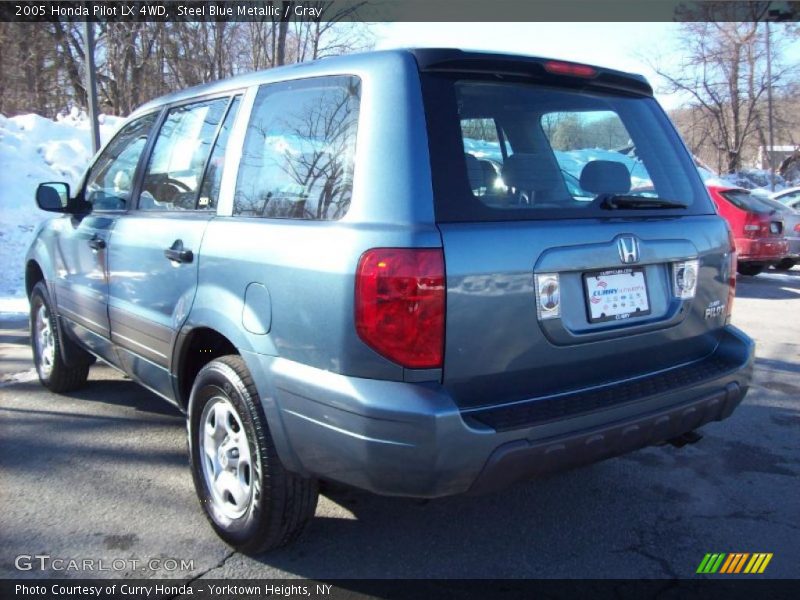 Steel Blue Metallic / Gray 2005 Honda Pilot LX 4WD