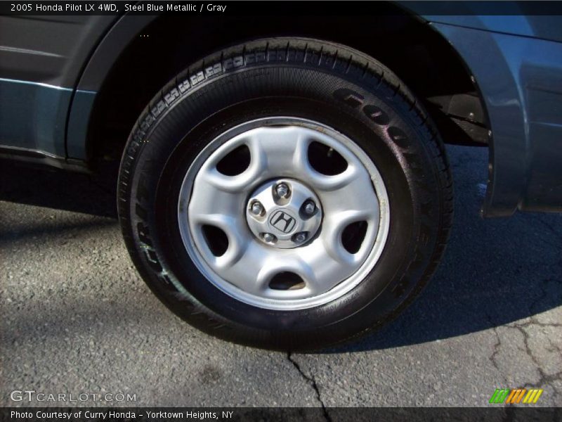 Steel Blue Metallic / Gray 2005 Honda Pilot LX 4WD