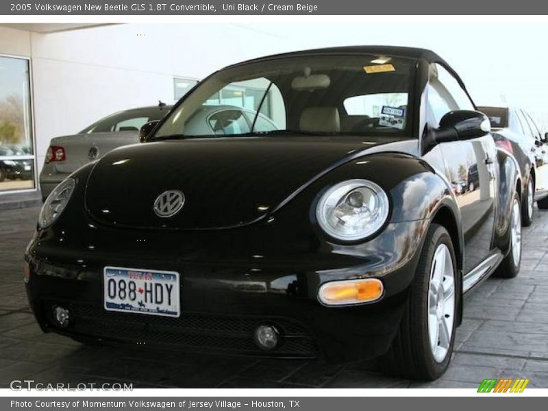 Uni Black / Cream Beige 2005 Volkswagen New Beetle GLS 1.8T Convertible