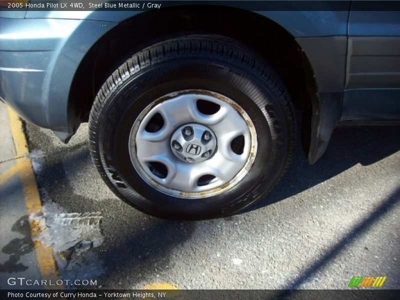 Steel Blue Metallic / Gray 2005 Honda Pilot LX 4WD