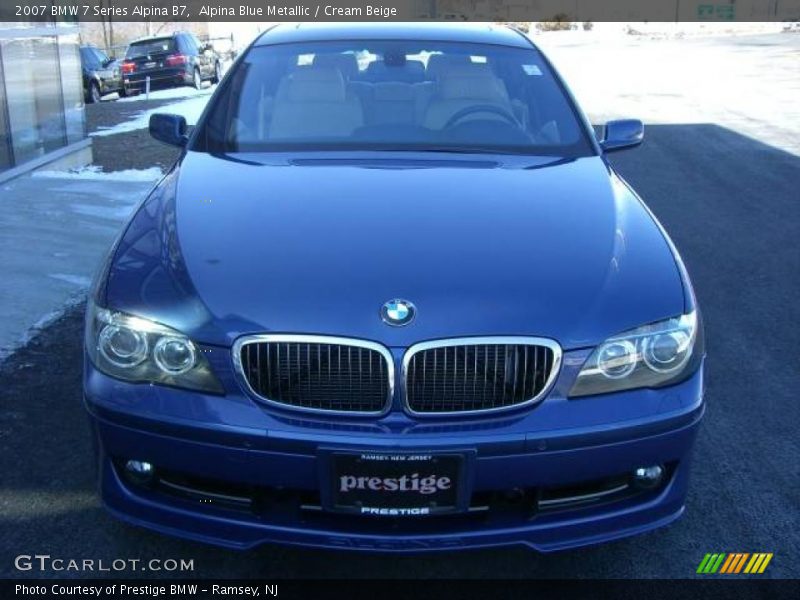 Alpina Blue Metallic / Cream Beige 2007 BMW 7 Series Alpina B7