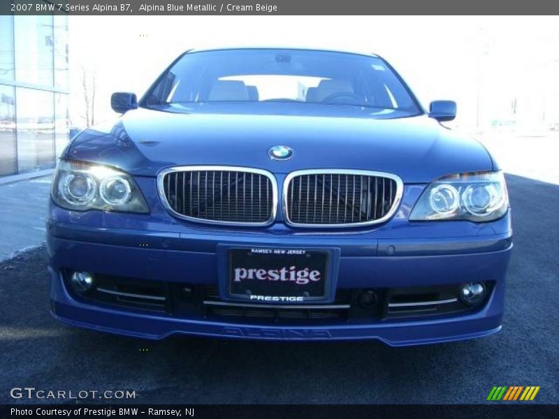 Alpina Blue Metallic / Cream Beige 2007 BMW 7 Series Alpina B7