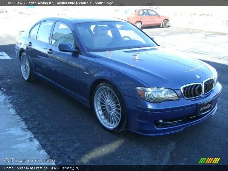 Alpina Blue Metallic / Cream Beige 2007 BMW 7 Series Alpina B7