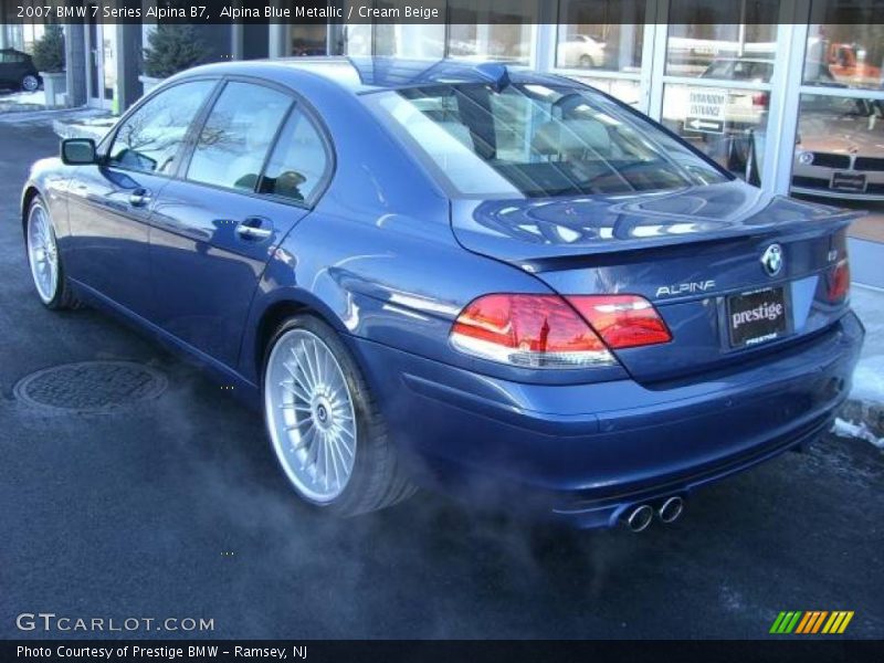 Alpina Blue Metallic / Cream Beige 2007 BMW 7 Series Alpina B7