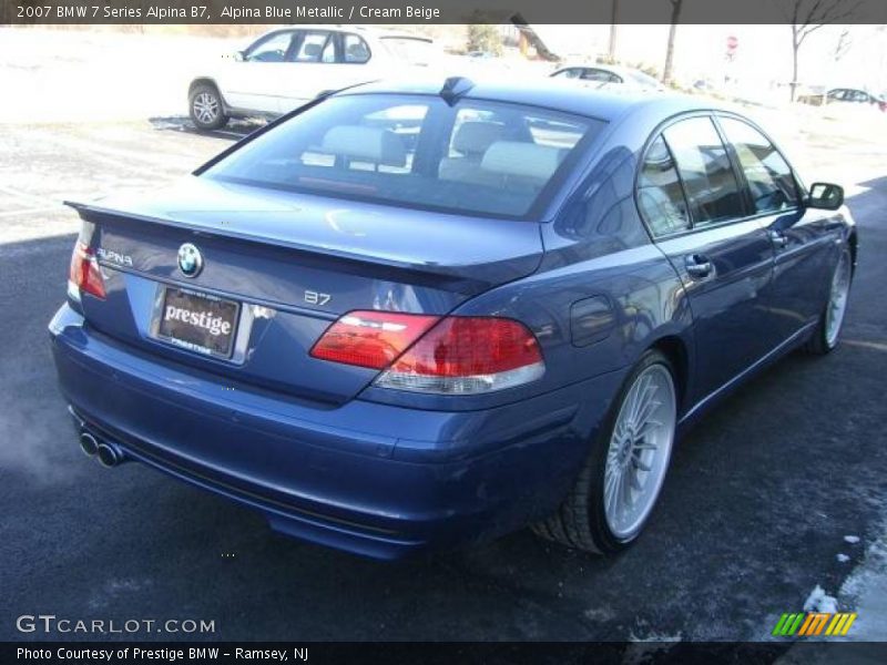 Alpina Blue Metallic / Cream Beige 2007 BMW 7 Series Alpina B7