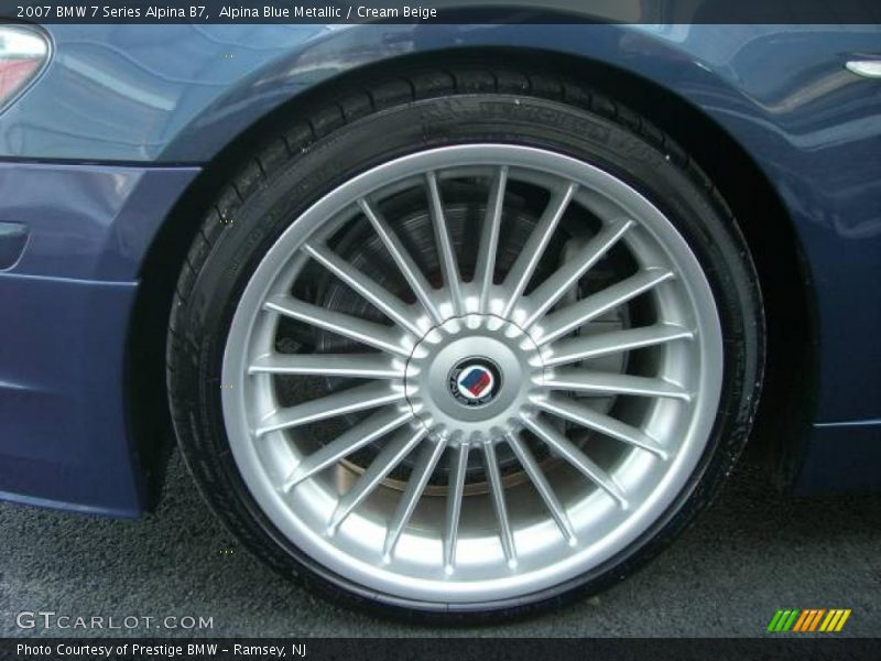 Alpina Blue Metallic / Cream Beige 2007 BMW 7 Series Alpina B7