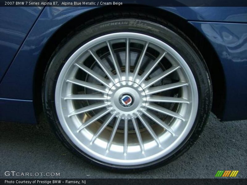 Alpina Blue Metallic / Cream Beige 2007 BMW 7 Series Alpina B7