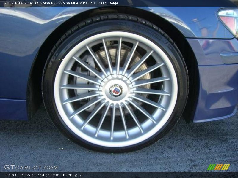 Alpina Blue Metallic / Cream Beige 2007 BMW 7 Series Alpina B7