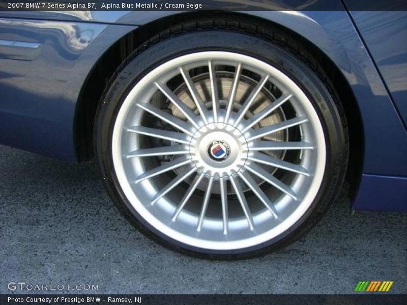 Alpina Blue Metallic / Cream Beige 2007 BMW 7 Series Alpina B7