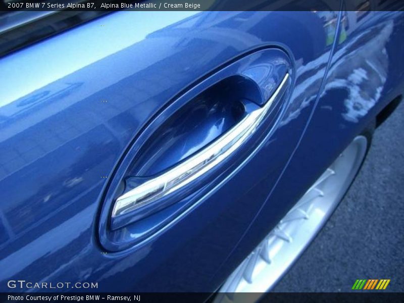 Alpina Blue Metallic / Cream Beige 2007 BMW 7 Series Alpina B7