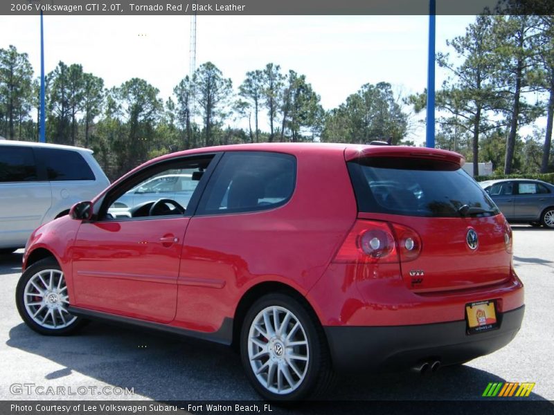 Tornado Red / Black Leather 2006 Volkswagen GTI 2.0T